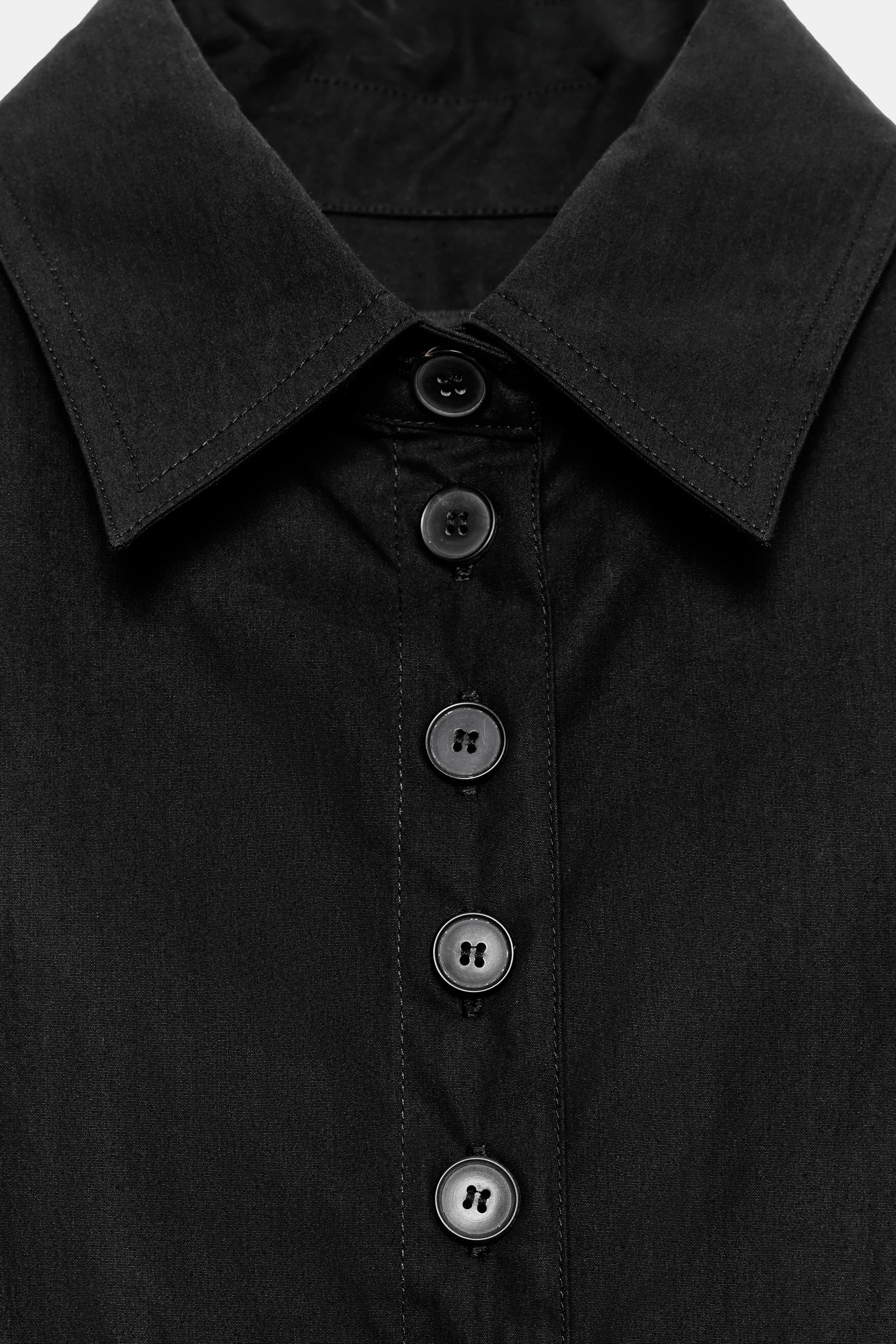 ZW COLLECTION BUTTONED PEPLUM SHIRT
